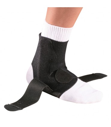 Tobillera ajustable estabilizadora ligamentos con flejes metálicos